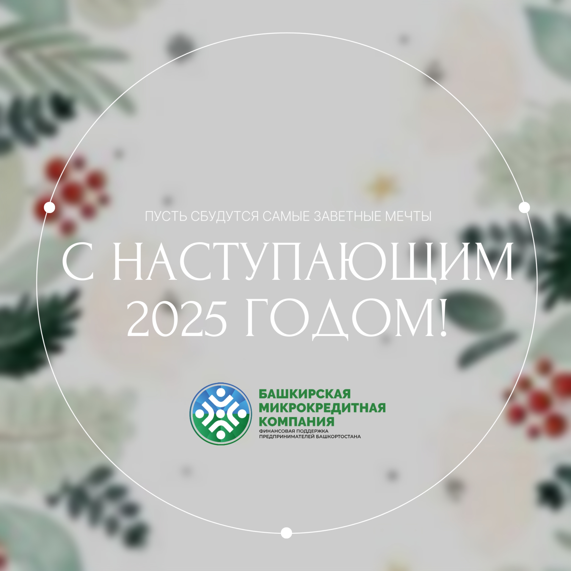 Поздравляем с наступающим 2025 годом!